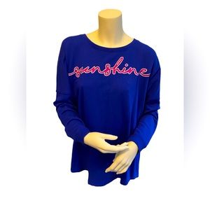 NWT PXL Sunshine/Moonshine Top